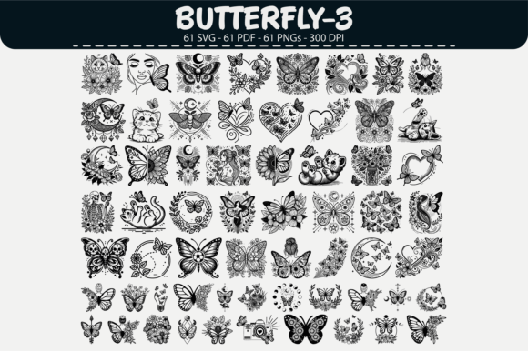 Butterfly Vector Bundle – 61 Designs: A Practical Review for Crafters and Designers