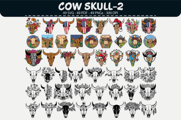 Cow Skull Vector Set – 49 Designs: A Practical Guide for Creators and Sellers