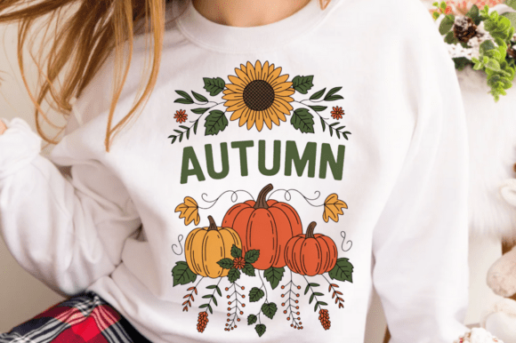 Cozy Fall Monogram PNG Design: Elevate Your Autumn Creativity