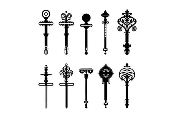 Doorknob and Handles Silhouette: Integrating Premium Vector Assets into Professional Design Workflows
