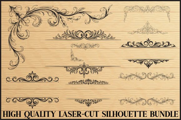 Elegant Flourish Silhouette Set Guide