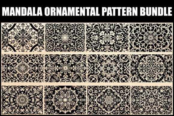 Elevate Your Creative Projects with the Mandala Ornamental Pattern Bundle