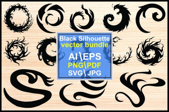 Evaluating the Silhouette Set of Round Tribal Dragon for Modern Design Workflows