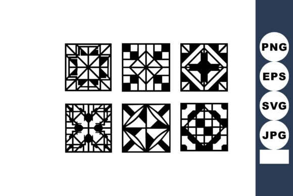 Mastering Visual Impact with Abstract Geometric Black and White Square Patterns