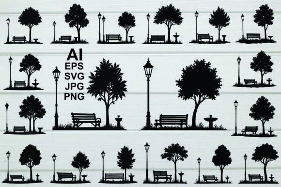 Park Silhouette Set: A Practical Guide to Using Outdoor Scene Vectors Effectively