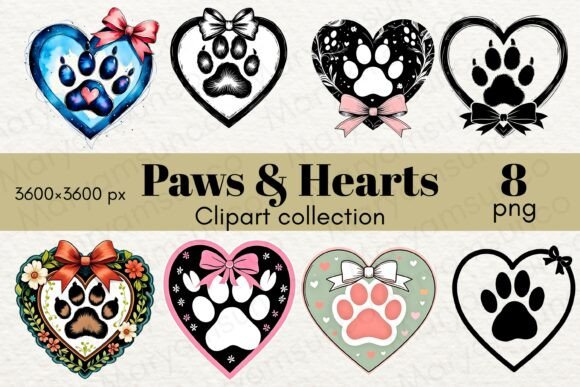Paws and Hearts Clipart Collection: A Practical Guide for Crafters and Designers