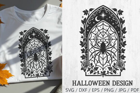 Spider Stained Glass Halloween SVG Guide