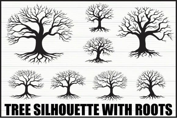 Spiritual Tree with Roots Vector Graphic: Integrating Mystical Assets into Professional Design Workflows