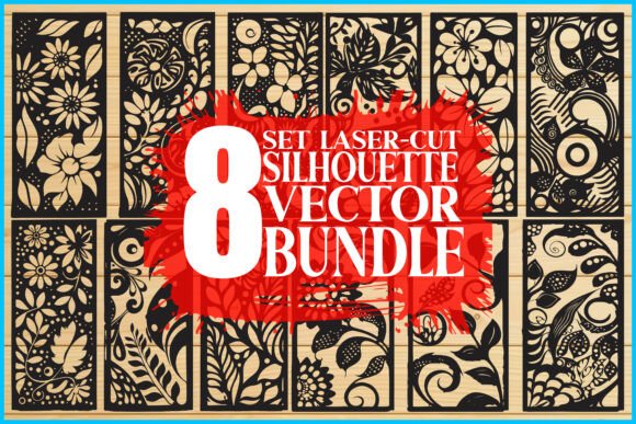 Unlocking Creative Potential with the Laser Cut Silhouette Vector Bundle