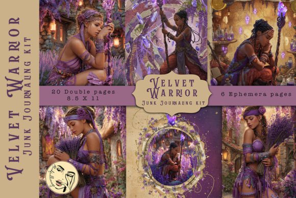 Unlocking Creativity with the Velvet Warrior Junk Journaling Kit